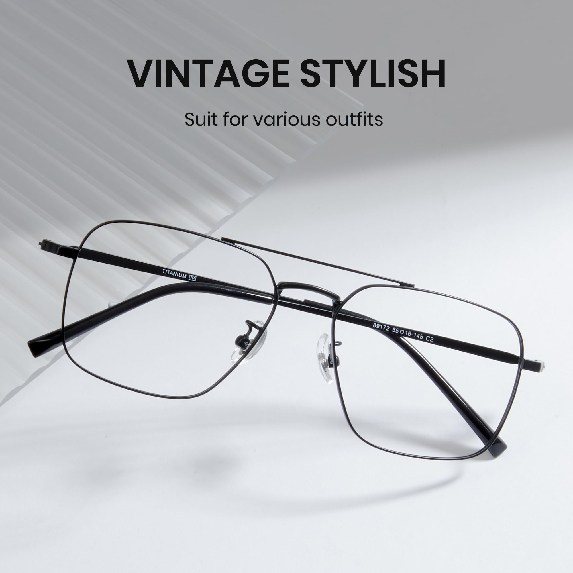 Cyxus Nerd-Brille Ohne Stärke Herren Damen Modische Brillenfassung 8141