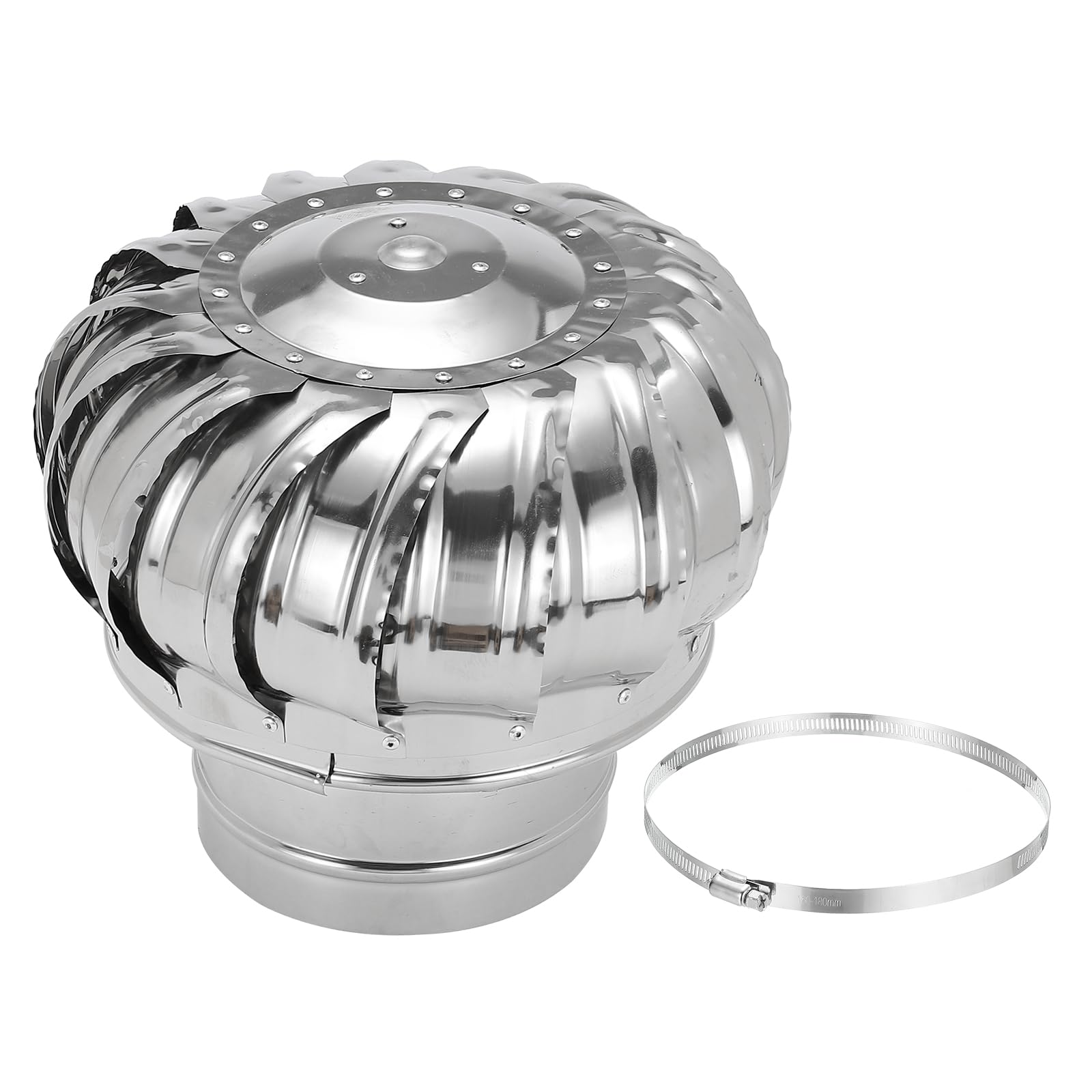 Tapa de escape de 6.3" PATIKIL de acero inoxidable para techo exterior