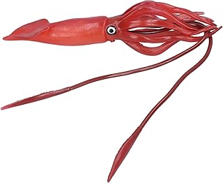 Artificial Ocean Animal Toys, Portable Squid Toy, PVC Squid Decoration for Decorate Children's Bookcases, Desks,Rooms(867 Big Squid)