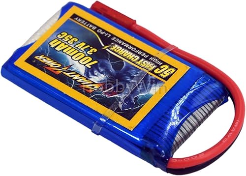 Miniatura 9 de 3.7 V 1S 700 mAh 35C LiPo batería JST Plug para Mini RC Avión Helicóptero Quadcopter