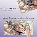 ON TREND Anime Series Printed Mouse pad with Anti-fray Stitching, Waterproof Surface & Non-Slip Rubber Base Gaming Mouse Mat for Laptop, Computer & Desk (Large Extended -23x11 Inch) (Wanted) gallery image