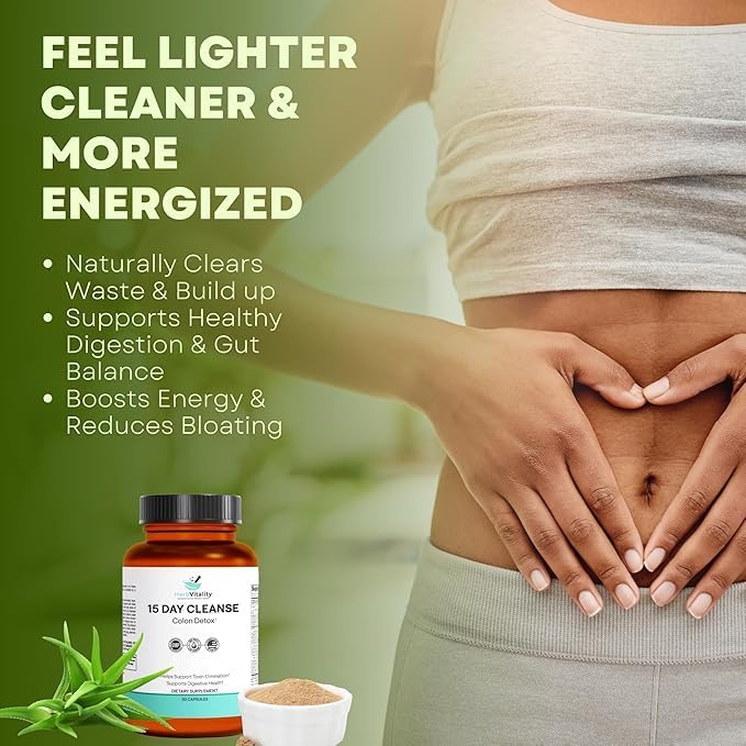 Miniatura 4 de Limpieza de colon de 15 días  Desintoxicación y apoyo a la salud intestinal con probióticos, aloe vera, raíz de regaliz y cáscara de psyllium  Apoya