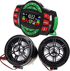 Beyondcity UTV ATV Amplificador Bluetooth Sistema de Som Alto-falantes Mãos-Livres FM Sistema de Áudio USB Alto-falantes Estéreo 3 Polegadas 12V Motocicleta Áudio Impermeável Rádio FM Alto-falante