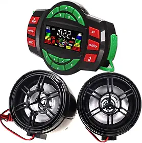 Beyondcity UTV ATV Amplificador Bluetooth Sistema de Som Alto-falantes Mãos-Livres FM Sistema de Áudio USB Alto-falantes Estéreo 3 Polegadas 12V Motocicleta Áudio Impermeável Rádio FM Alto-falante