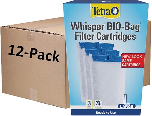 Miniatura 8 de Tetra Whisper Bio-Bag - Cartuchos de filtro para acuarios, listos para usar, azul, grande, 3 unidades (paquete de 1)