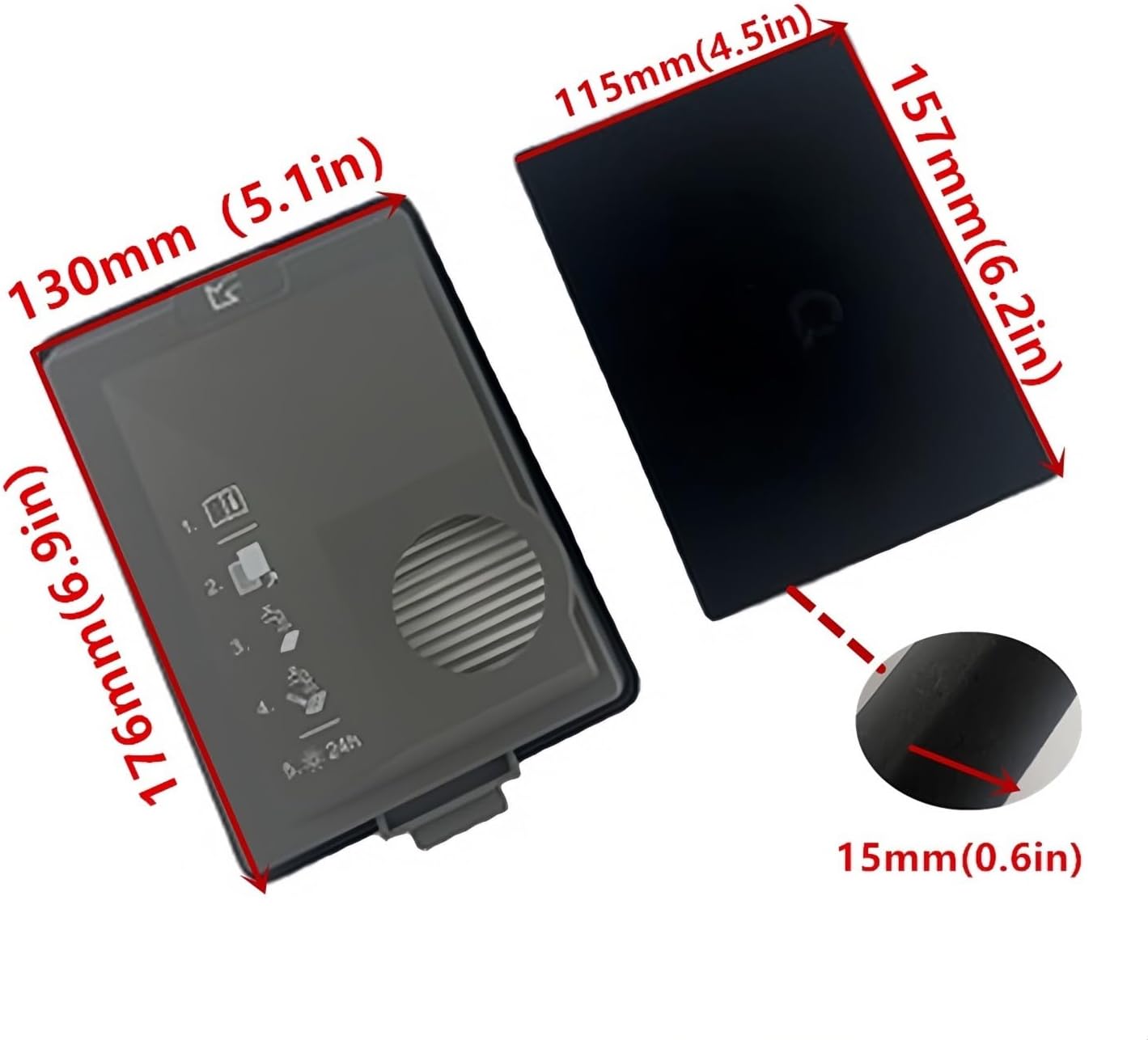 Vacuum Cleaner Fine Dust HEPA Filter Foam Filter 11169285. Compatible with Miele Boost CX1 Cat & Dog Bagless Canister Vacuum