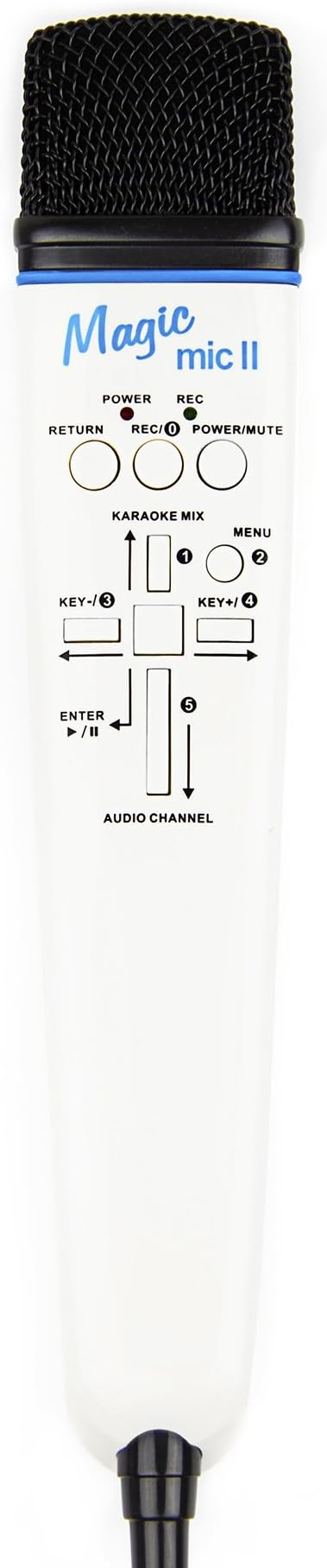 Magic Mic Index with 8000 English Songs SD Card, Real Instrumental Music.