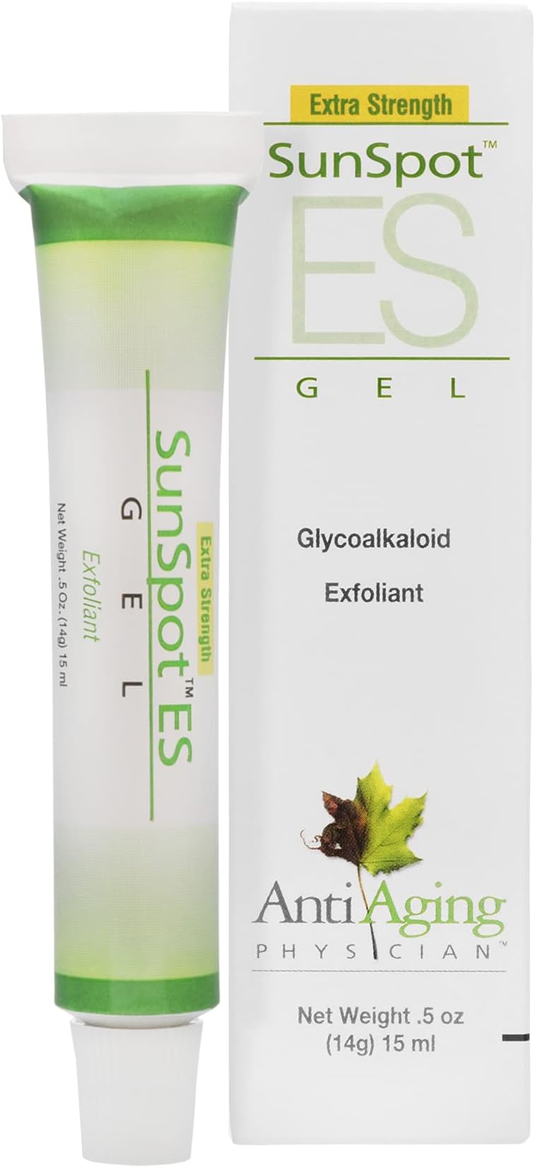 Lane Labs - SunSpot ES, Natural Exfoliating Gel, Skin Rejuvinating Ingredients, Including Aloe Vera and Tea Tree Oil (0.5 Ounce)