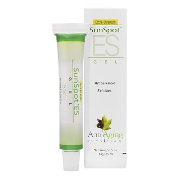 Lane Innovative - Sunspot ES, Natural Exfoliating Gel, Skin Rejuvenating Ingredients, Including Aloe Vera and Tea Tree Oil 0.5 Ounce