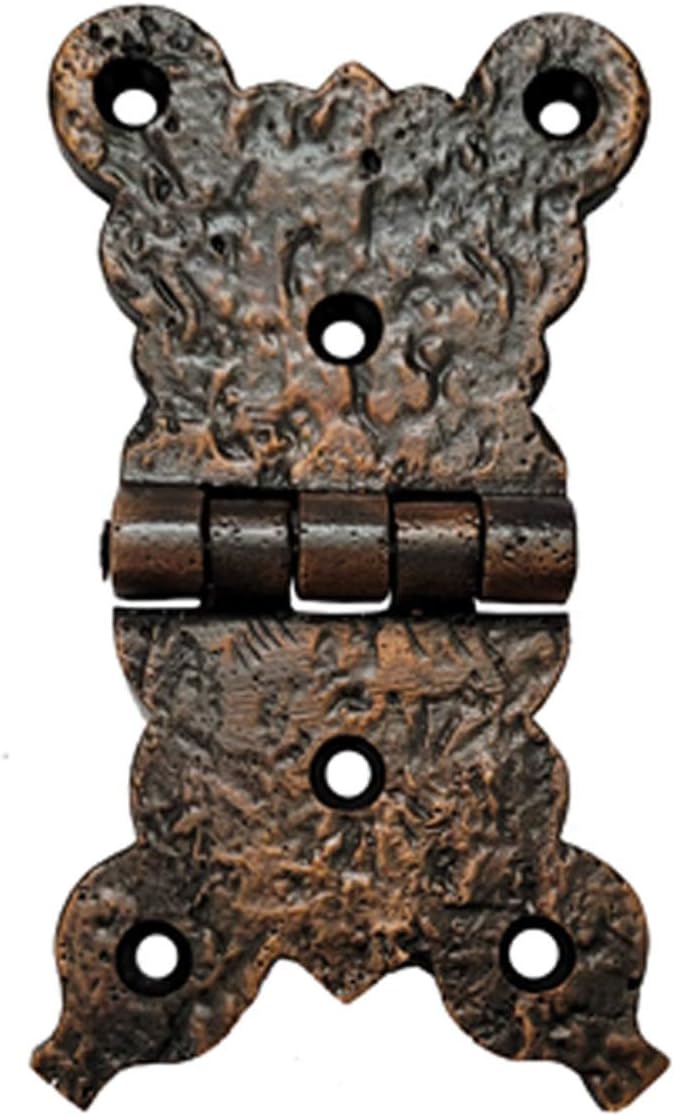 Adonai Hardware Arphaxad Antique Iron Butterfly Cabinet/Trunk Hinge (2, Antique Copper)