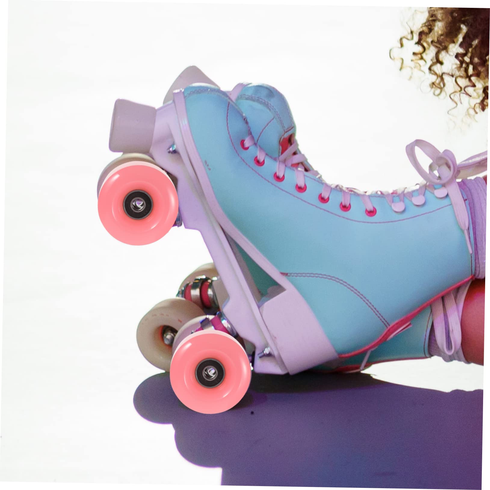 Abaodam Skating Accessory Kit 4pcs Skating Wheels for Outdoor Roller Skates High Performance Long-lasting