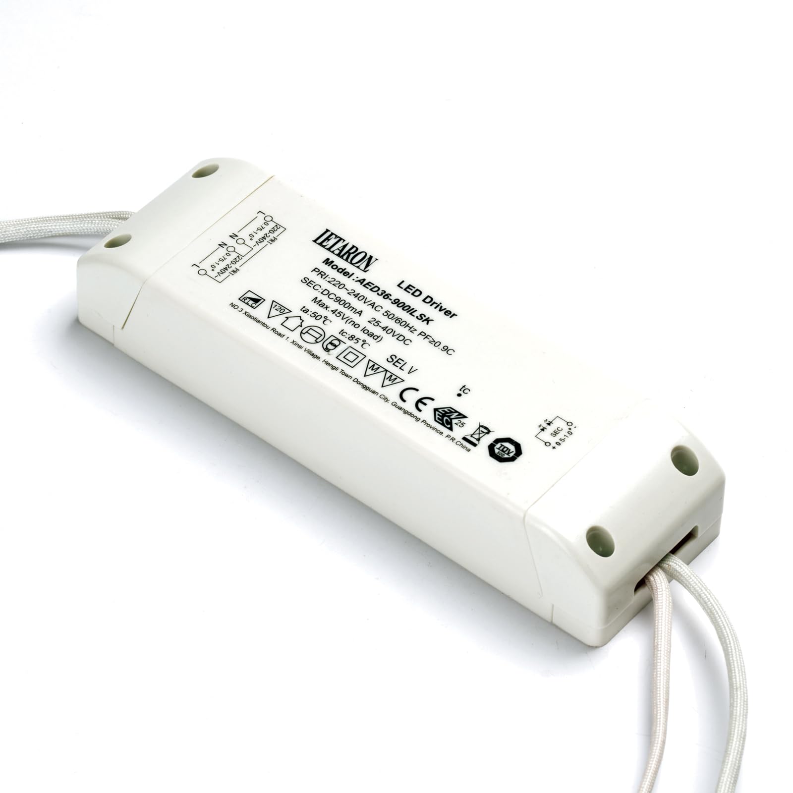 Driver LED da 48 W - DC45-65 V CA 85-265 V 50/60 Hz