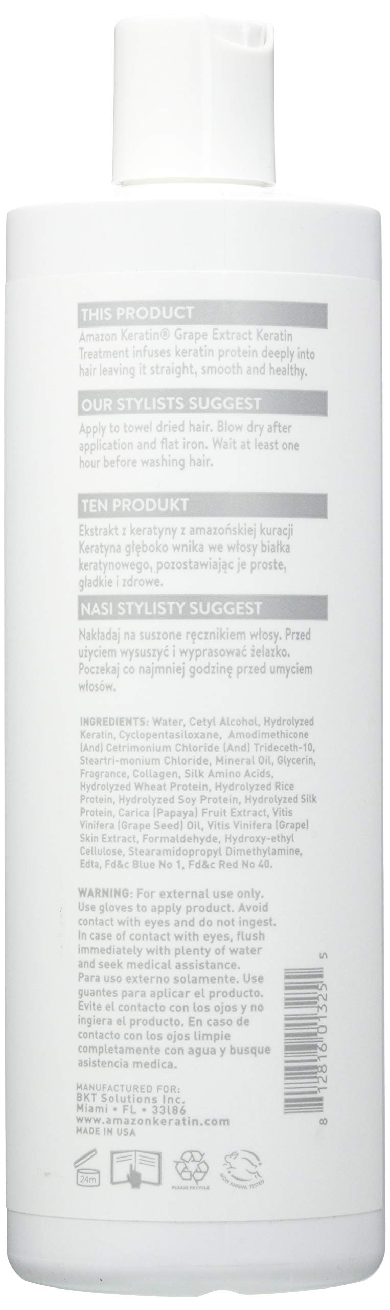 Produkt do prostowania włosów - 473 ml.