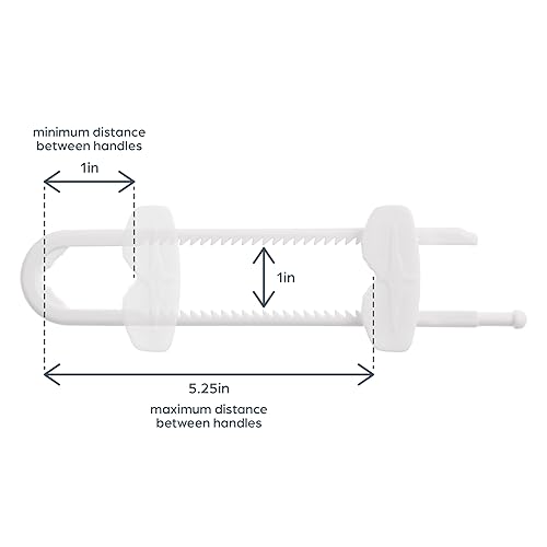 Miniatura 2 de Jjuego de seguros deslizantes Dreambaby paquete de de 3 Blanco