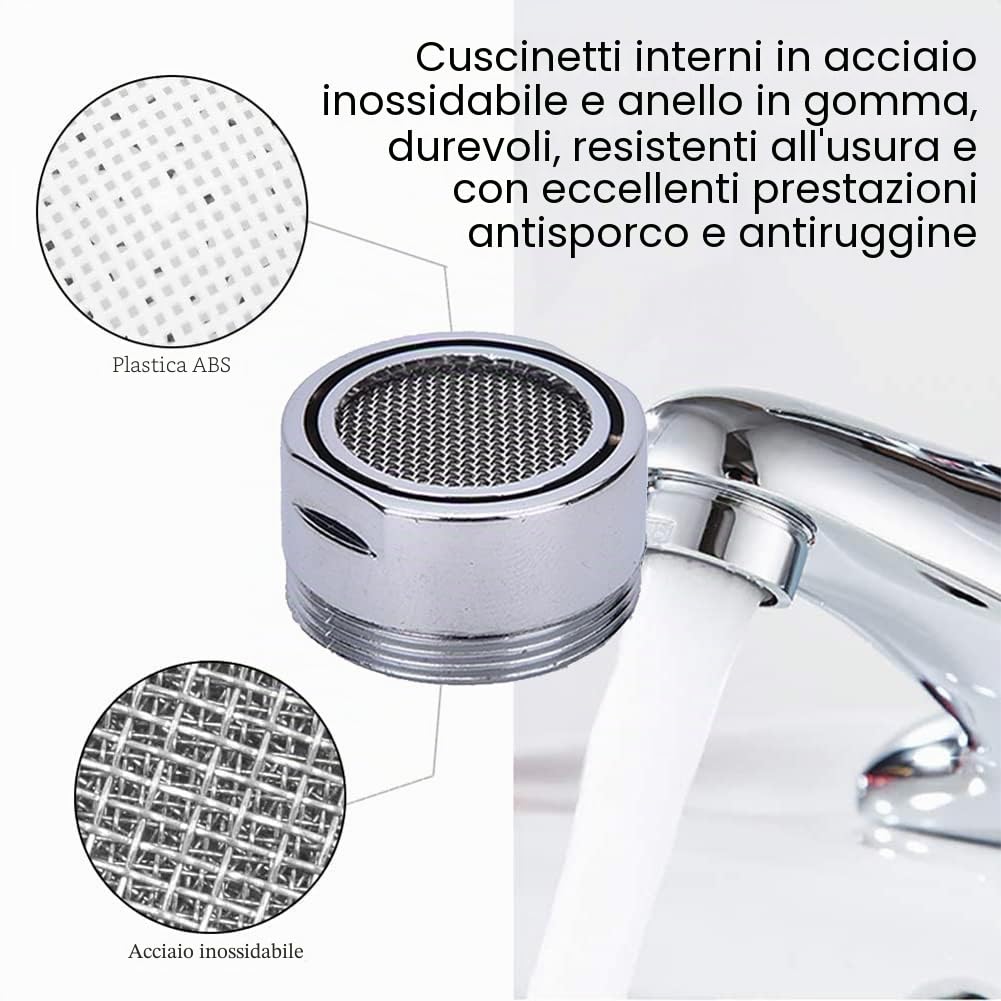 Rompigetto M28, filtro rubinetto, 3 pezzi ugello miscelatore