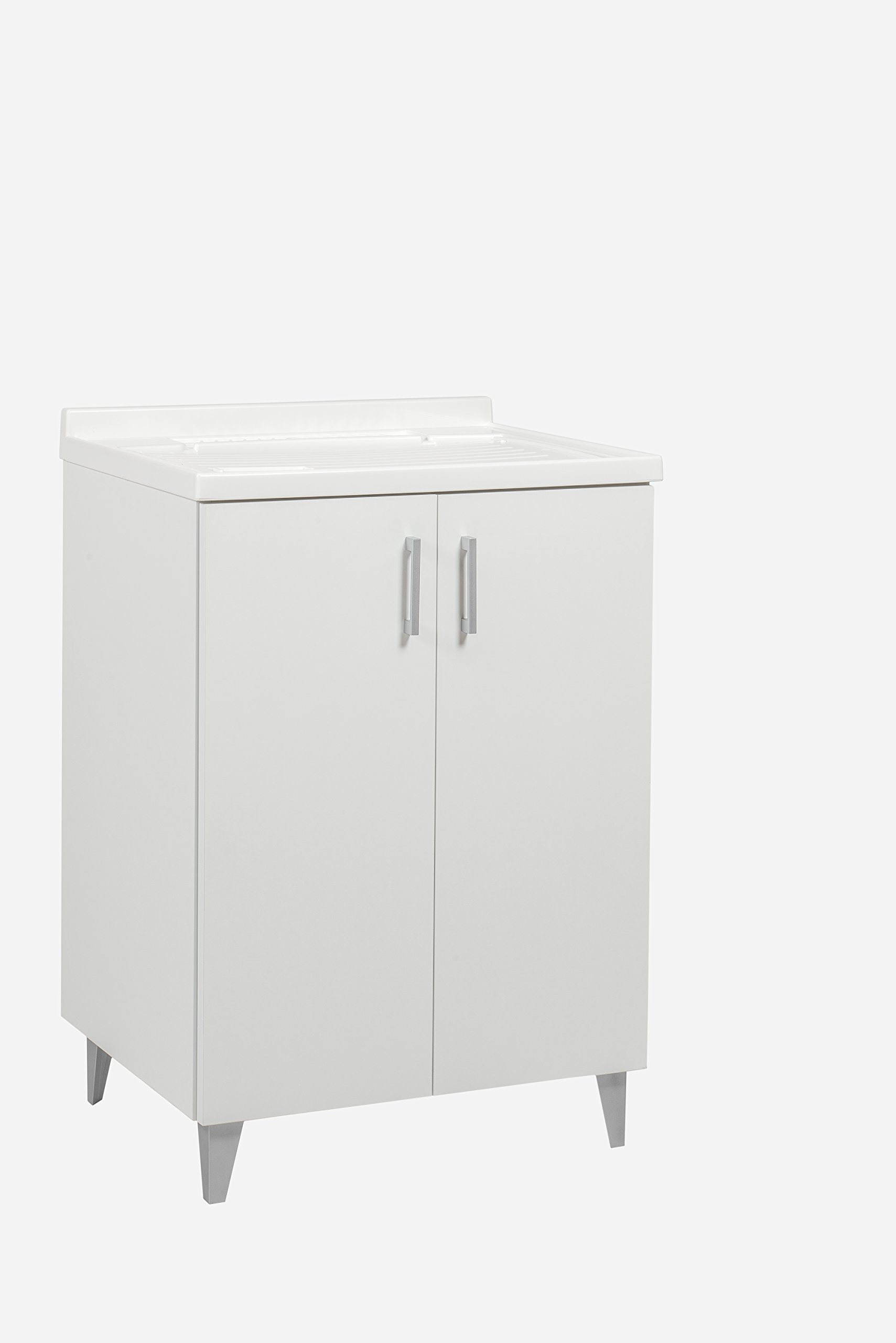 Lavatoio lavapanni in legno vasca resistente agli acidi + asse lavapanni 60x50