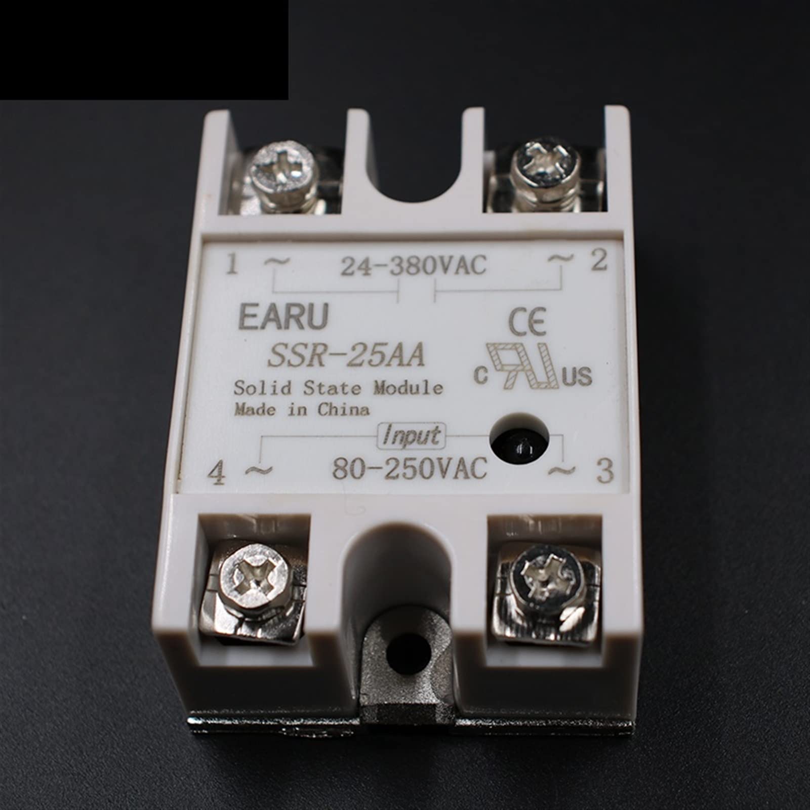 Modulo relè a Stato Solido SSR-25AA SSR-25 SSR 25A Ingresso 80-250 V CA a Uscita 24-380 V CA Controllo Industriale