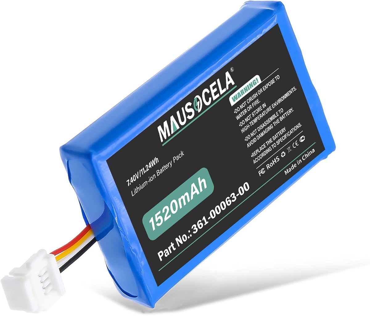 1520mAh Motorrad Navigator Replacement Battery for Garmin 361-00063-00 | Compatible with Garmin Zumo, BMW Motorrad Navigator V, VI 6 Endurance