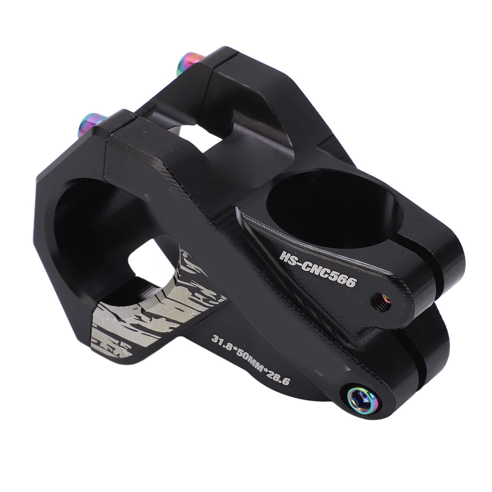Kierownica rowerowa STEM lekki moment wydrążony otwór rzeźbiony design akcesoria do kierownicy roweru górskiego rower szosowy stop aluminium 50 mm 31,8 mm 28,6 mm 40 mm 0 °