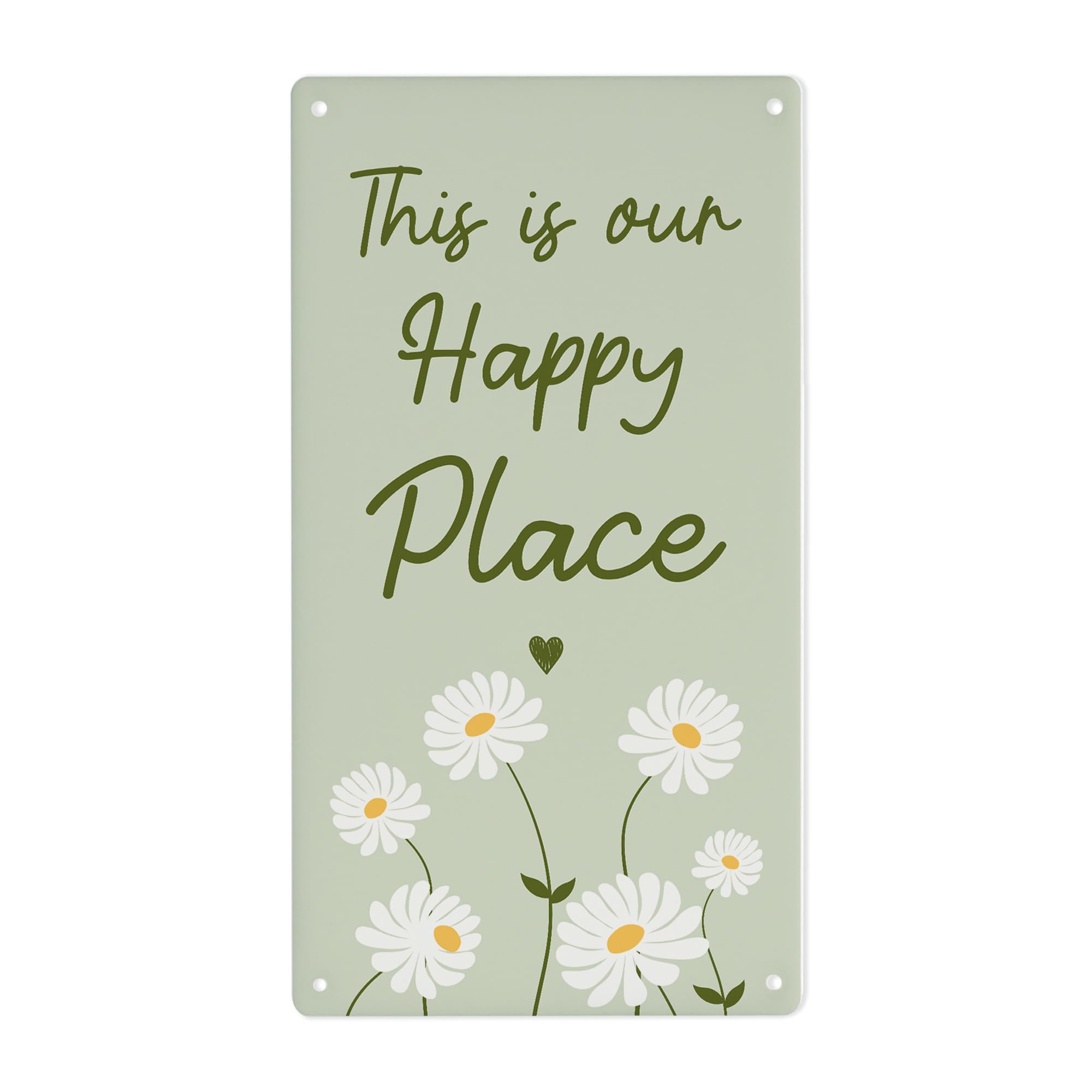 Red Ocean Outdoor Signs For Garden Yard Summerhouse Shed Plaque 22x12cm Acrylic Garden Sign This Is Our Happy Place Plaque Gift For Him Her Women Men Gardener Gifts