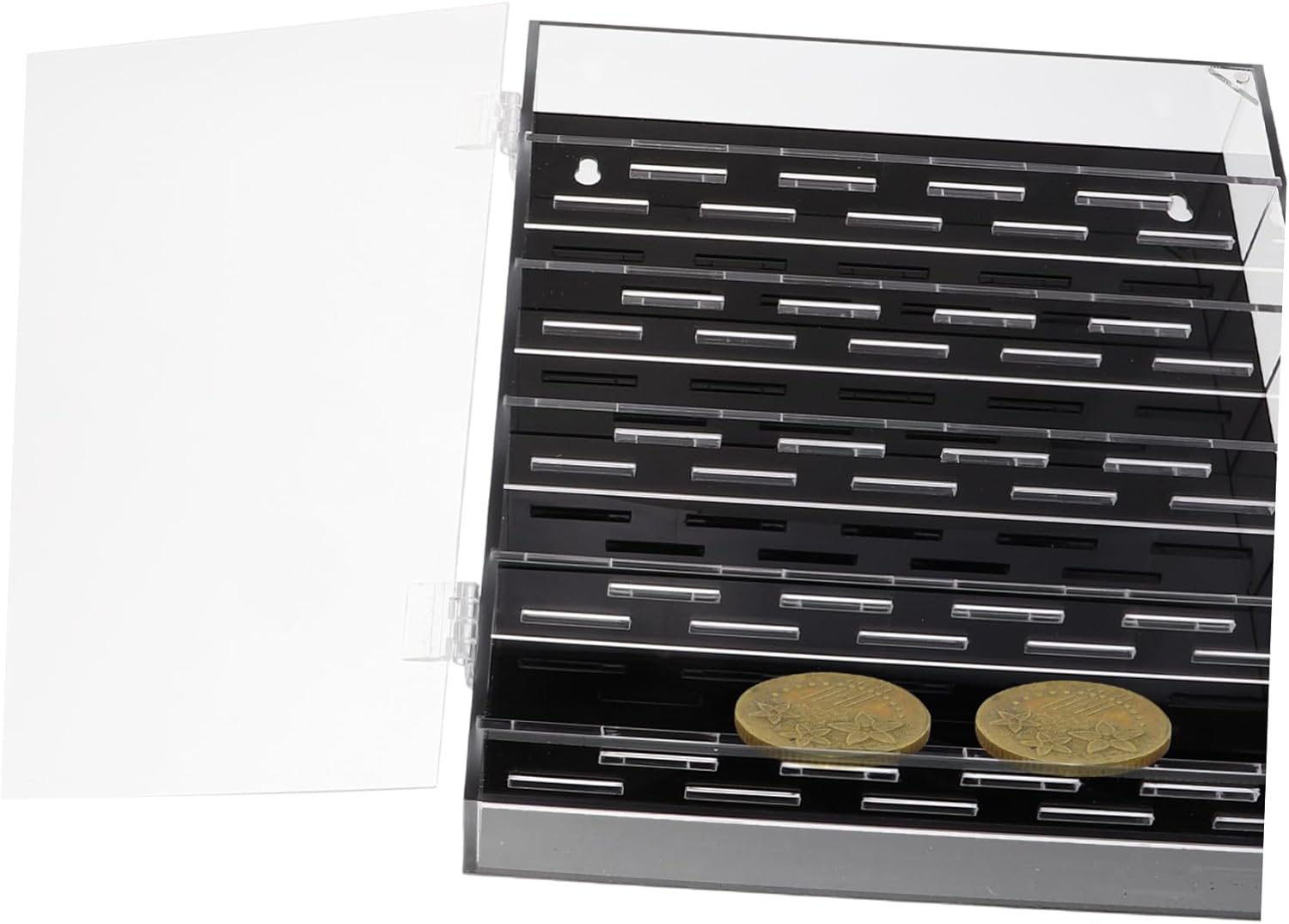 Coin Collections Box Coin Display Case Protection Sturdy Material for Use