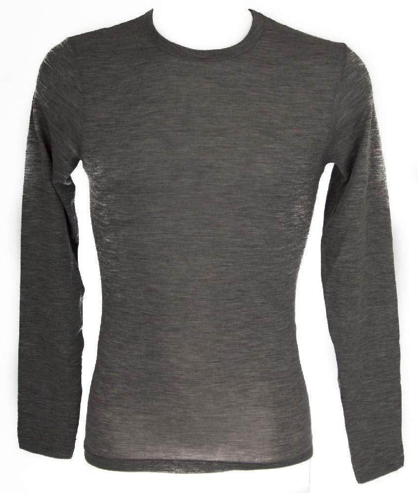 RAGNO Maglia Intima Uomo Camiciola Canottiera Girocollo Manica Lunga Wool & Silk WSK Articolo 60159Q Lana e Seta