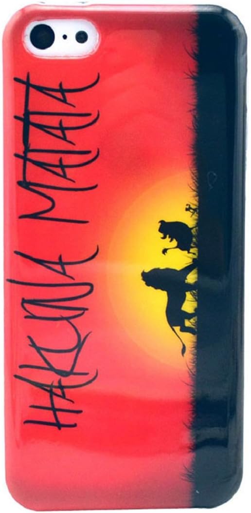 Vovotrade(TM) Hakuna Matata Rubber Soft TPU Phone Case Skin for iPhone 5C