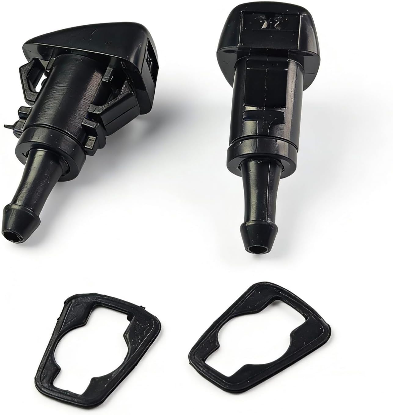 5116079AA Windshield Washer Nozzles Compatible with JEEP/CHRYSLER/DODGE/RAM, Replace for OE# 5116079AB 7B0955985 5113049AA 4805742AB 4805742AC Windshield Wiper Nozzle 2pcs
