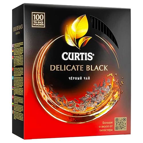 Miniatura 4 de CURTIS DELICATE BLACK TEA  Bolsas de té gourmet  Un té negro naturalmente suave y rico sabor  Té negro de hoja pequeña  100 bolsas infusoras de té