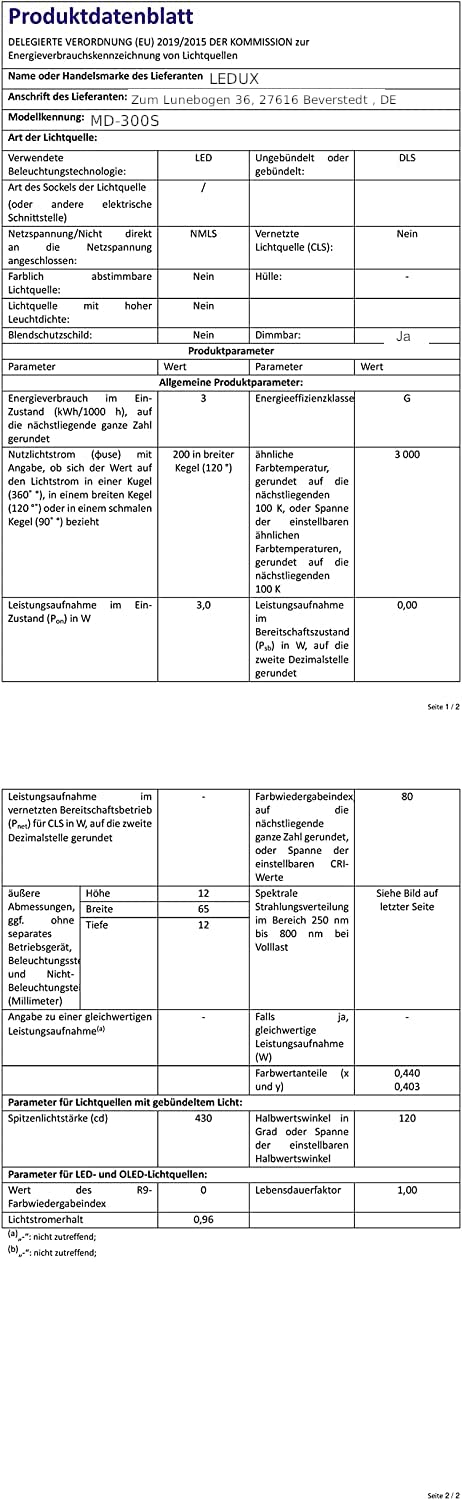 3W LED Einbaustrahler - SCHWENKBAR - IP44 Schutz, 3000K Warmweiß, Dimmbar, Flache Einbauleuchten für Innen- und Außen (8er-Set)