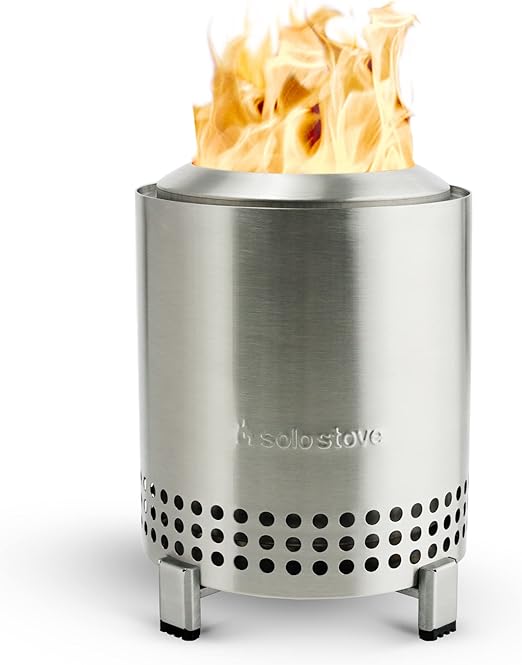 Solo Stove Mesa Tabletop Fire Pit with Stand Low Smoke Outdoor Mini