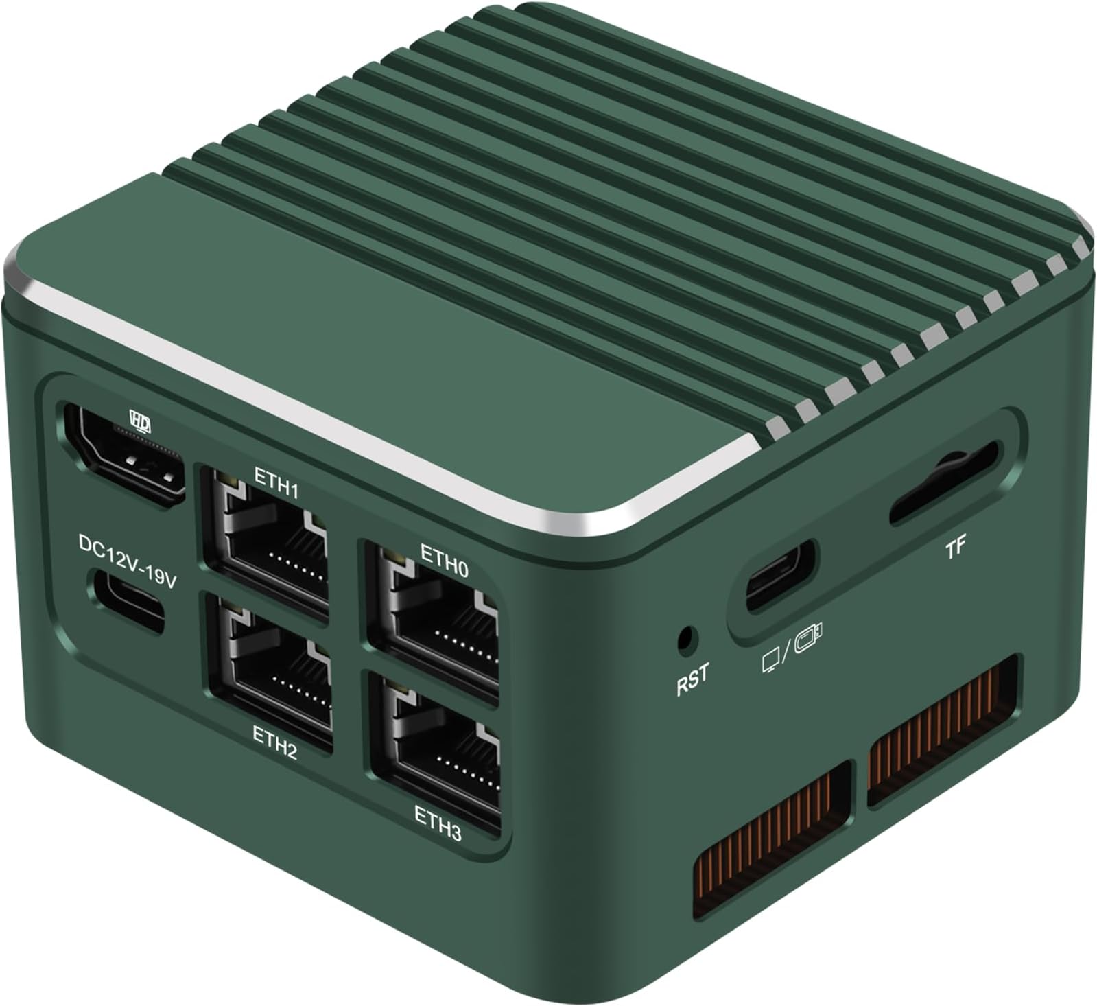 Mini PC Barebone, MR-M1 Onboard 8GB RAM NO SSD Mini Desktop PC,Alder Lake i3-N305 Processor(8C/8 T) Micro Computer,4K Display Firewall Appliance,4x2.5G Gigabit Ethernet Ports,USB3.1