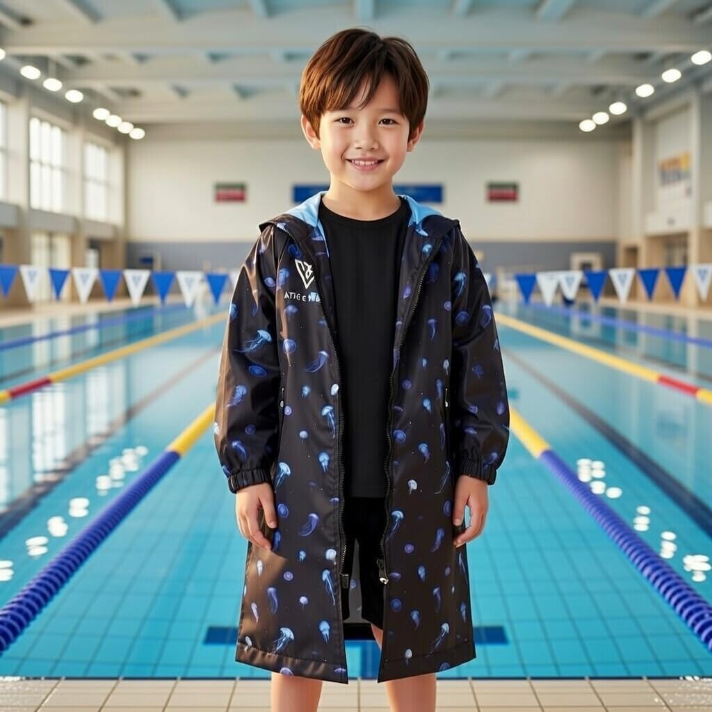 V ATHLETICA Kids Swim Parka - Image 6