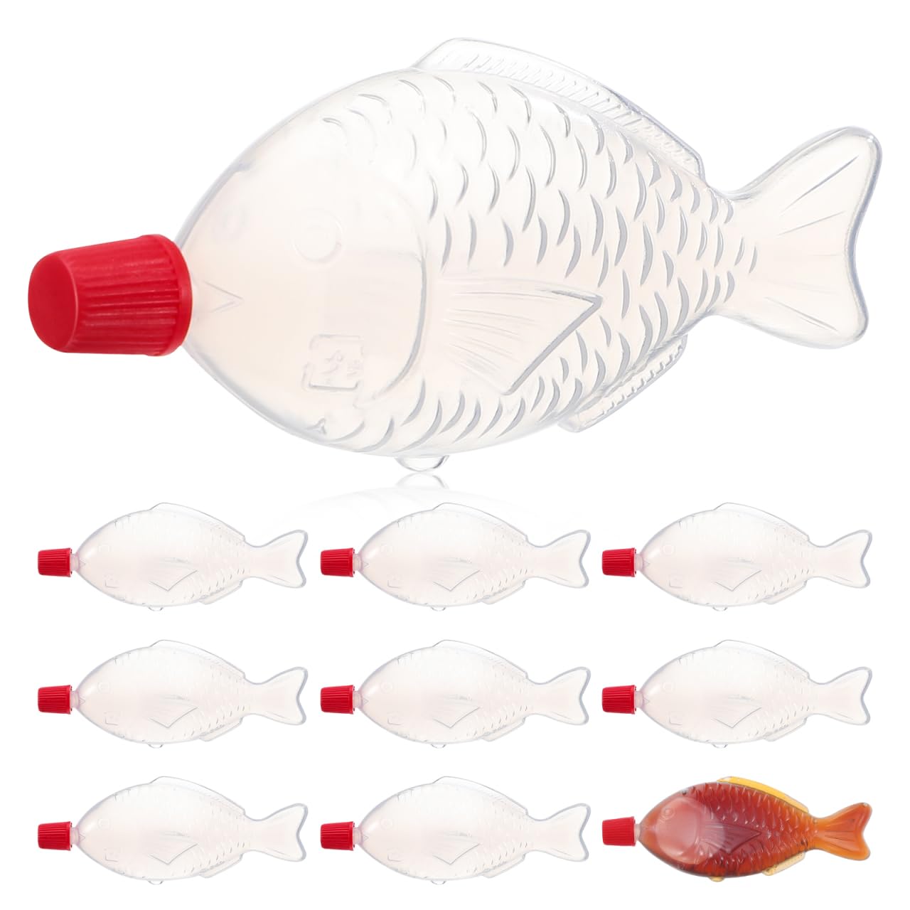 Happyyami 100 Contenitori Per Salsa Di Soia – 8 Ml – Bottigliette Trasparenti Anti-perdita Per Sushi, Sashimi, Bento E Condimenti - 2