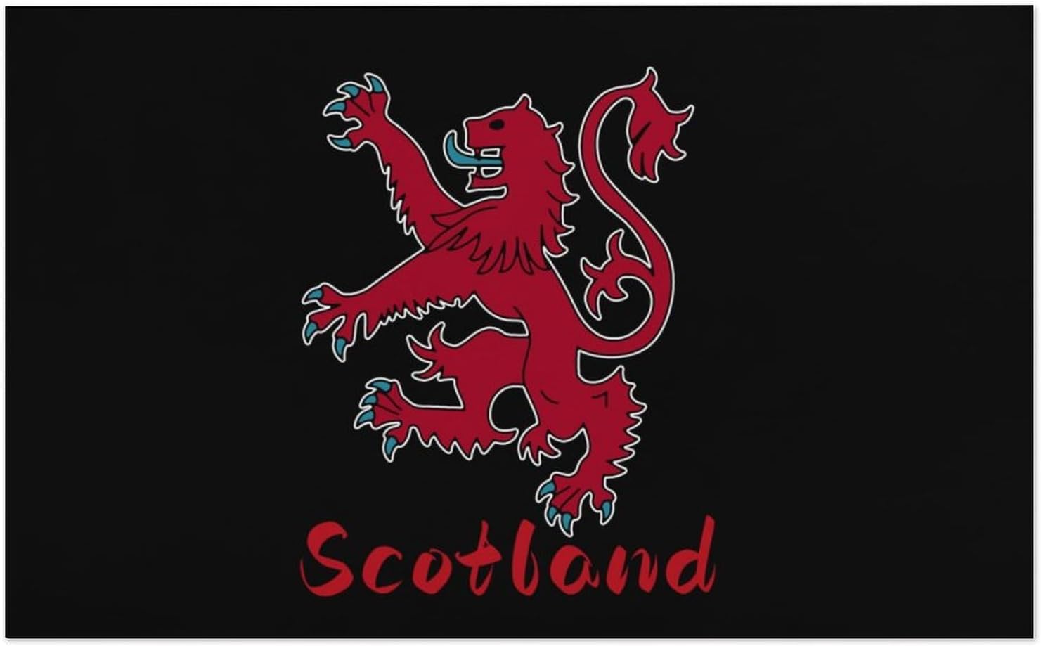 Lion Rampant Scotland Scottish Oversized Beach Towel Soft Absorbent Pool Bath Swim Towels for Adults Travel Vacation Gifts 130x80cm