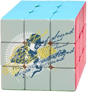 Graffiti Street Music Guitar Soul of Sound Magic Cube Puzzle 3x3 Toy Game Play