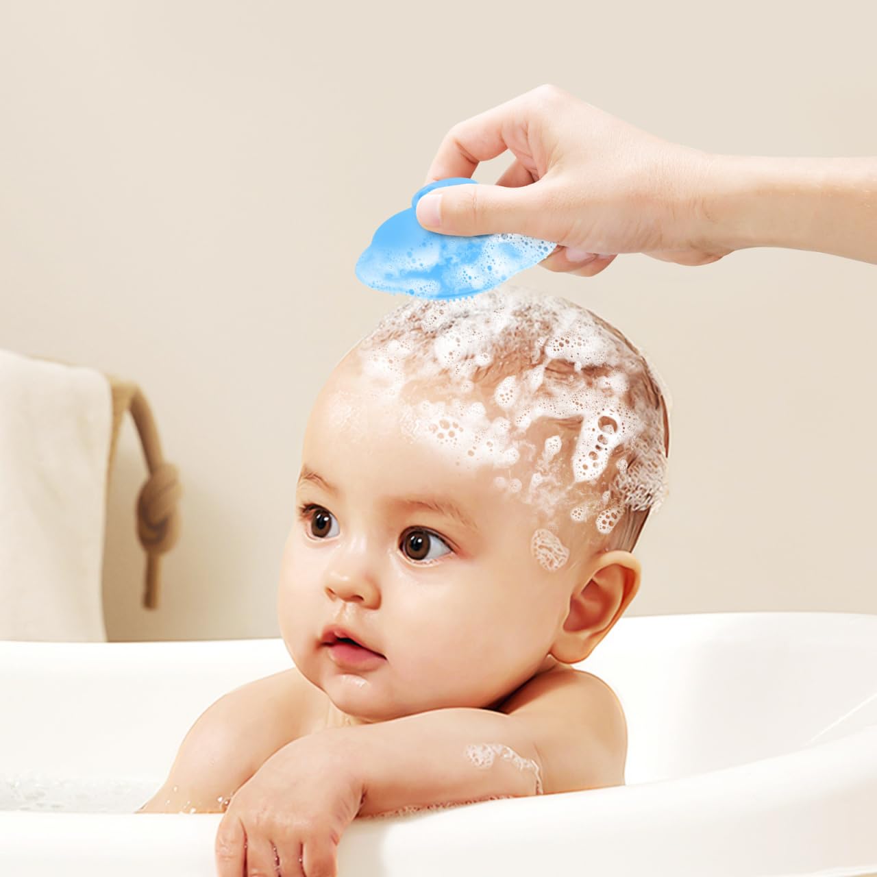 VICASKY Spazzola per il latte per la rimozione della crosta per il bambino, pettine per la rimozione della crosta di latte, pettine per la rimozione del neonato, spazzola per il bambino, spazzola per