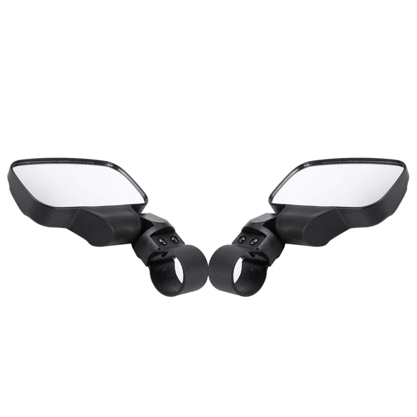 Akozon Rétroviseurs Extérieurs avec Pince 1.75"/2", 1 paire de rétroviseurs latéraux de moto rétroviseur de moto très clair pour UTV