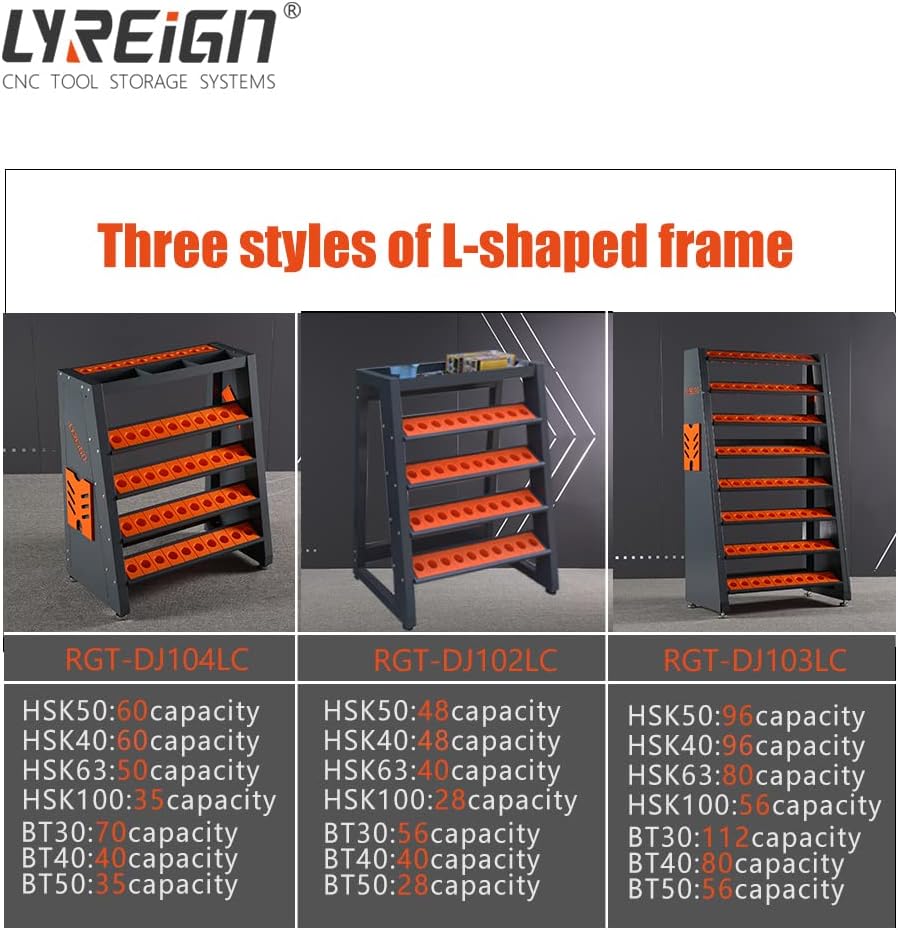 CNC Tool cart Single Side Removable CNC Tool Rack Parallel Storage Suitable for Short CNC Tool Holder CNC Trolley HSK63-84CAP