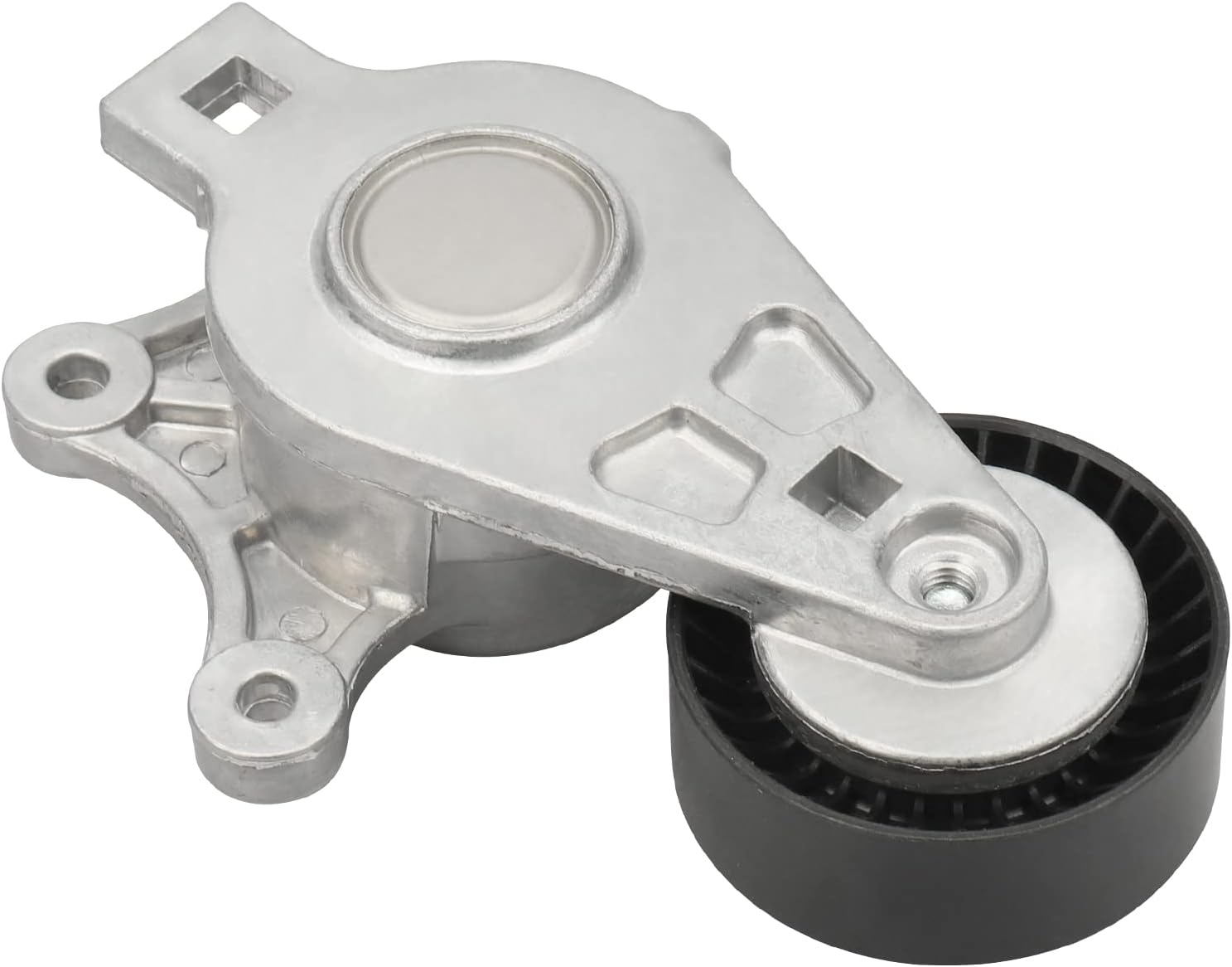 DRIVESTAR BT4E6B209CC Belt Tensioner Pulley Assembly 07-18 for Edge 11-19 Explorer 10-12 Fusion 08-15 for Mazda CX-9 for Lincoln MKS MKZ MKT 3.5L 3.7L V6