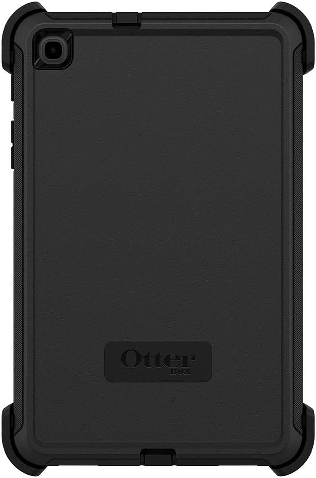 వెనుకకు view of OtterBox Defender Series Case with tablet installed