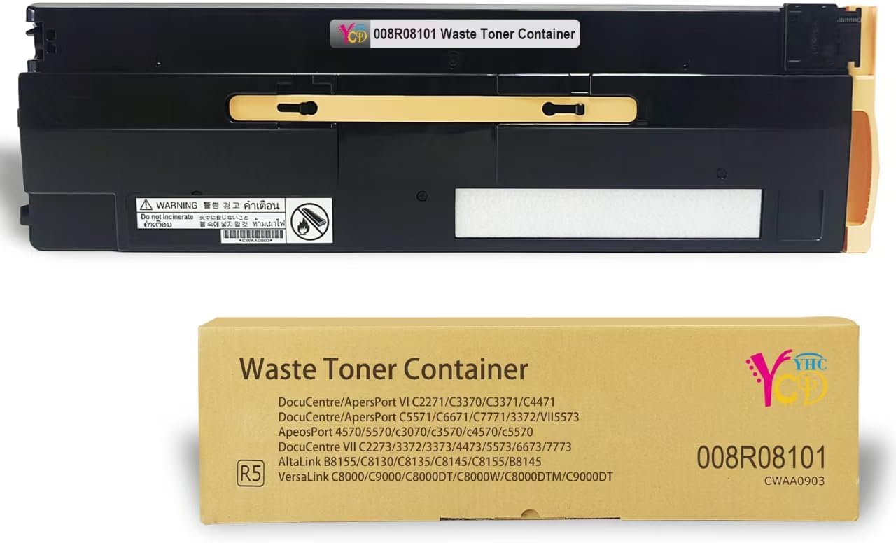 008R08101 Waste Toner Container 1 Pack Replacement for Xerox AltaLink C8130 C8135 C8145 C8155 B8145 B8155 8130 8135 8145 8155 8145 8055 Waste Toner Cartridge, 108R01504 Waste Toner Box Bottle