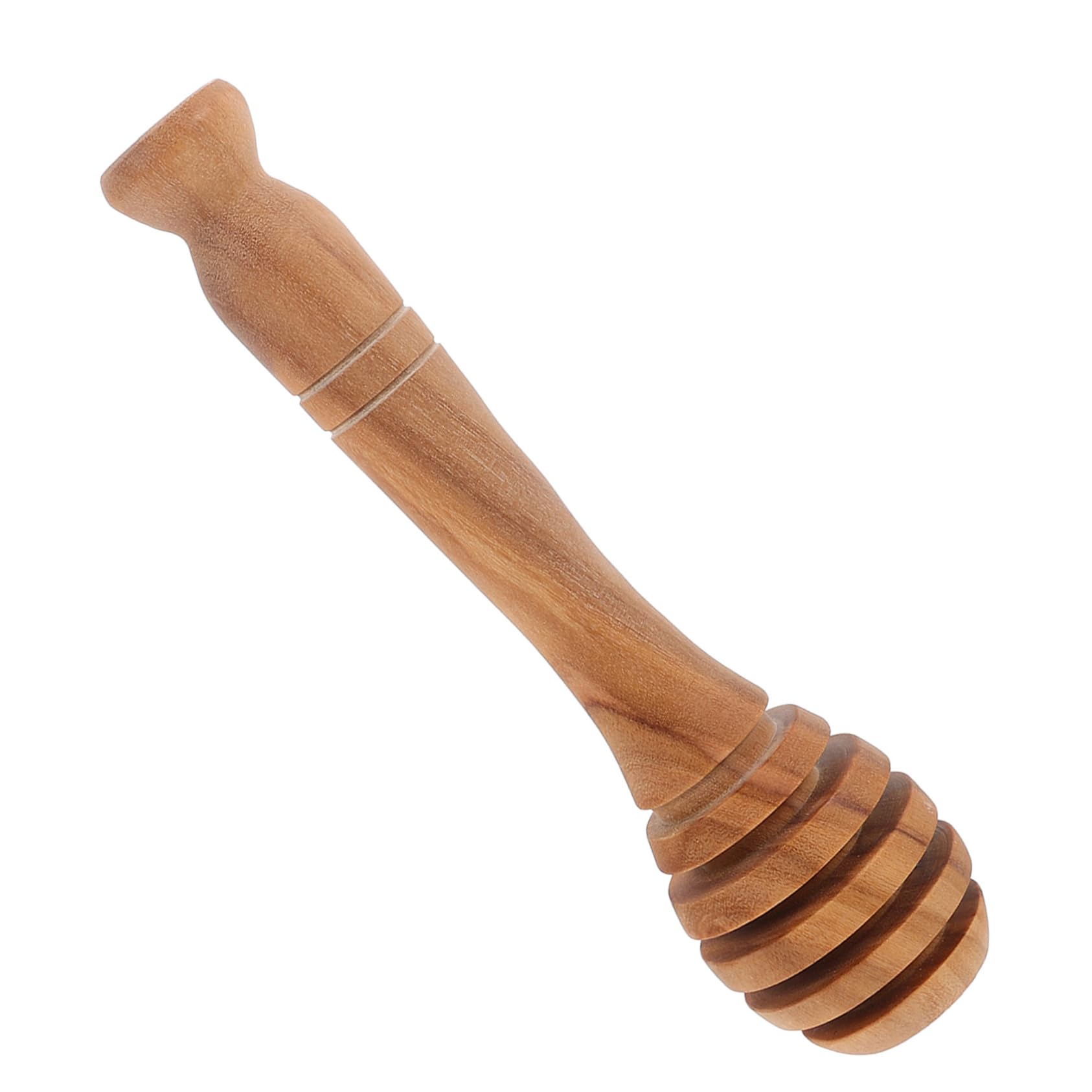 ASAKKURA Wooden Honey Stick Honey Stirrer Wood Dipper Honey Holder Honey Jars with Dipper Wood Honey Dippers Honey Straws Sticks Jam Stirring Wand Honey Stirring Rod re-usable