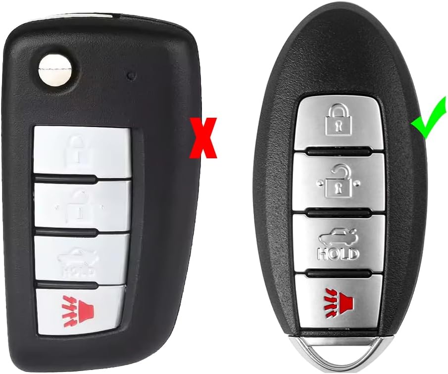 Keyecu Smart Proximity Remote Key 4 Button Fob for Nissan Sentra Versa Leaf 2013 2014 2015 2016 2017 2018 FCC: CWTWB1U840