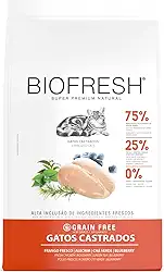 HERCOSUL Ração Biofresh Gatos Castrados Frango 7 5 Kg