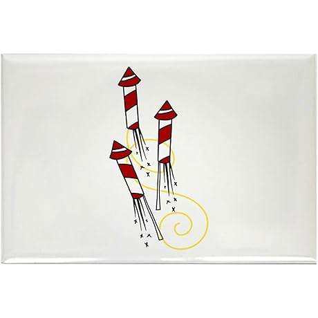CafePress - Fireworks Magnets Rectangle (100 Pack)