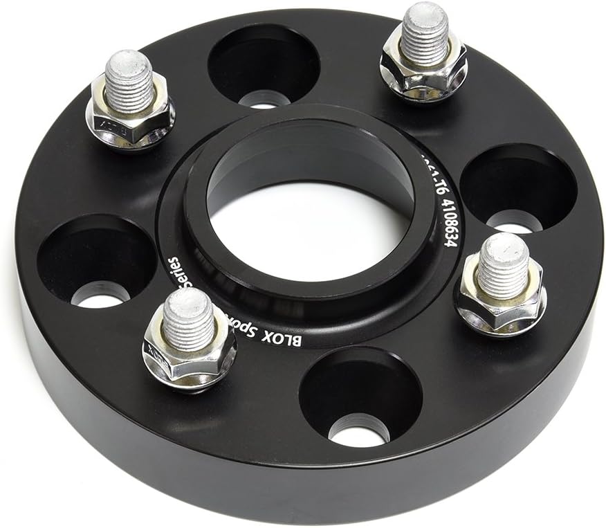 4Pcs 30MM PCD 4x108 CB63.3 Hub Centric Wheel Spacers Forged Aluminum 6061-T6 with Studs M12x1.5 for Ford B-Max Contour Cougar Cortina Ecosport Escort Ficsta