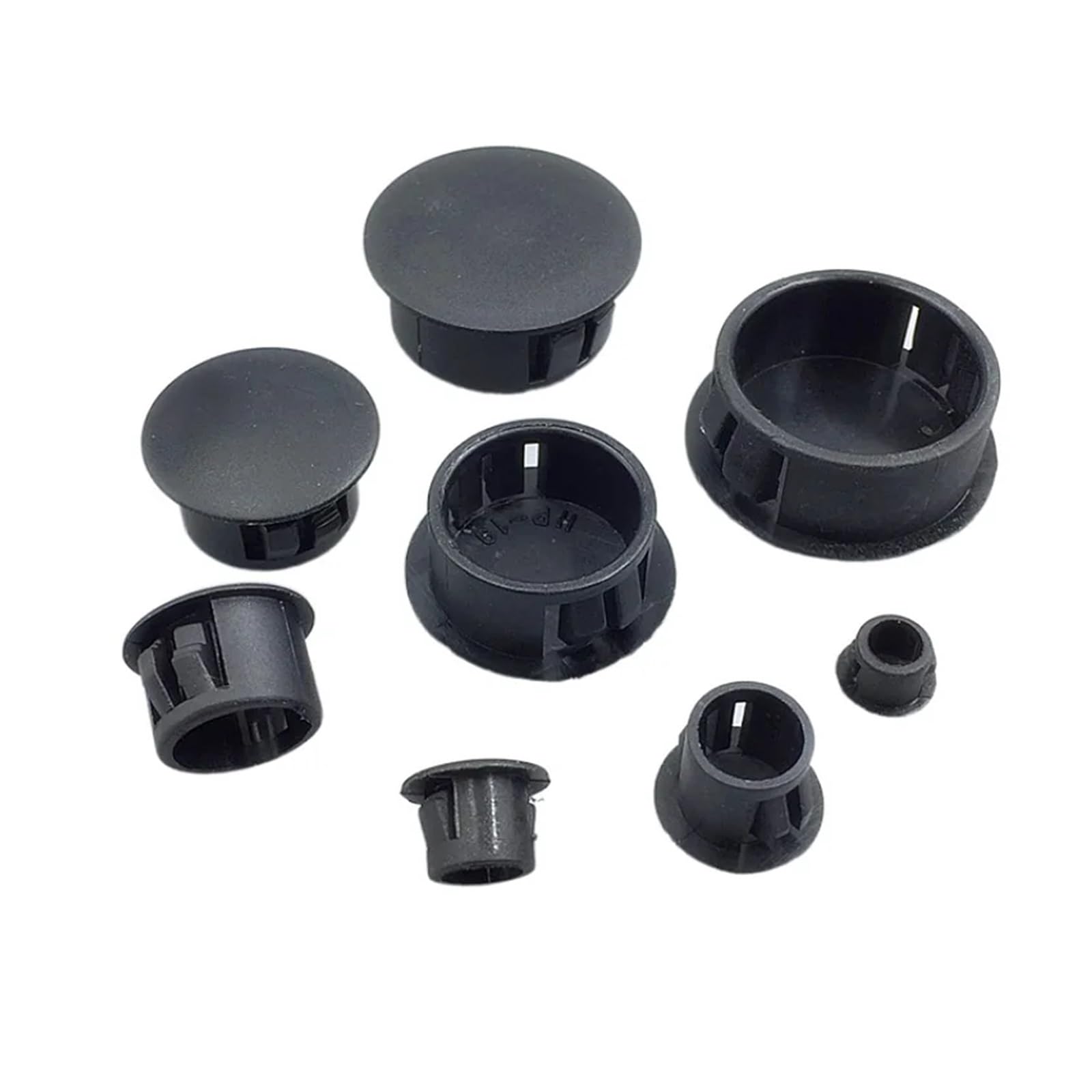 200 Teile/los Schwarz Weiß 5mm 6mm-50mm Snap in Verriegelung Loch Rohr Flush Typ Panel Stecker stecker(20mm,White)