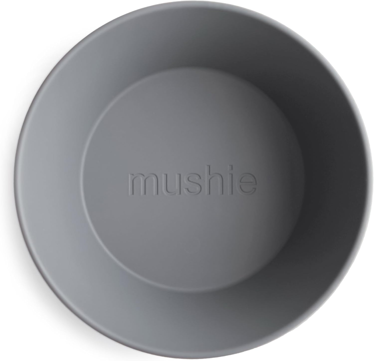 mushie Round Dinnerware Bowls for Kids | Made in Denmark, Set of 2 (Smoke) - Image 2