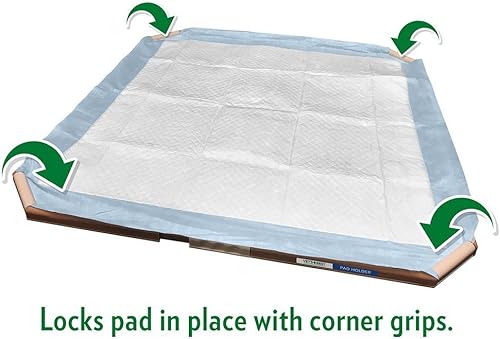 Miniatura 3 de Vet's Best Soporte para almohadilla para perros, bandeja portátil para entrenamiento de mascotas y almohadillas para cachorros, protección contra